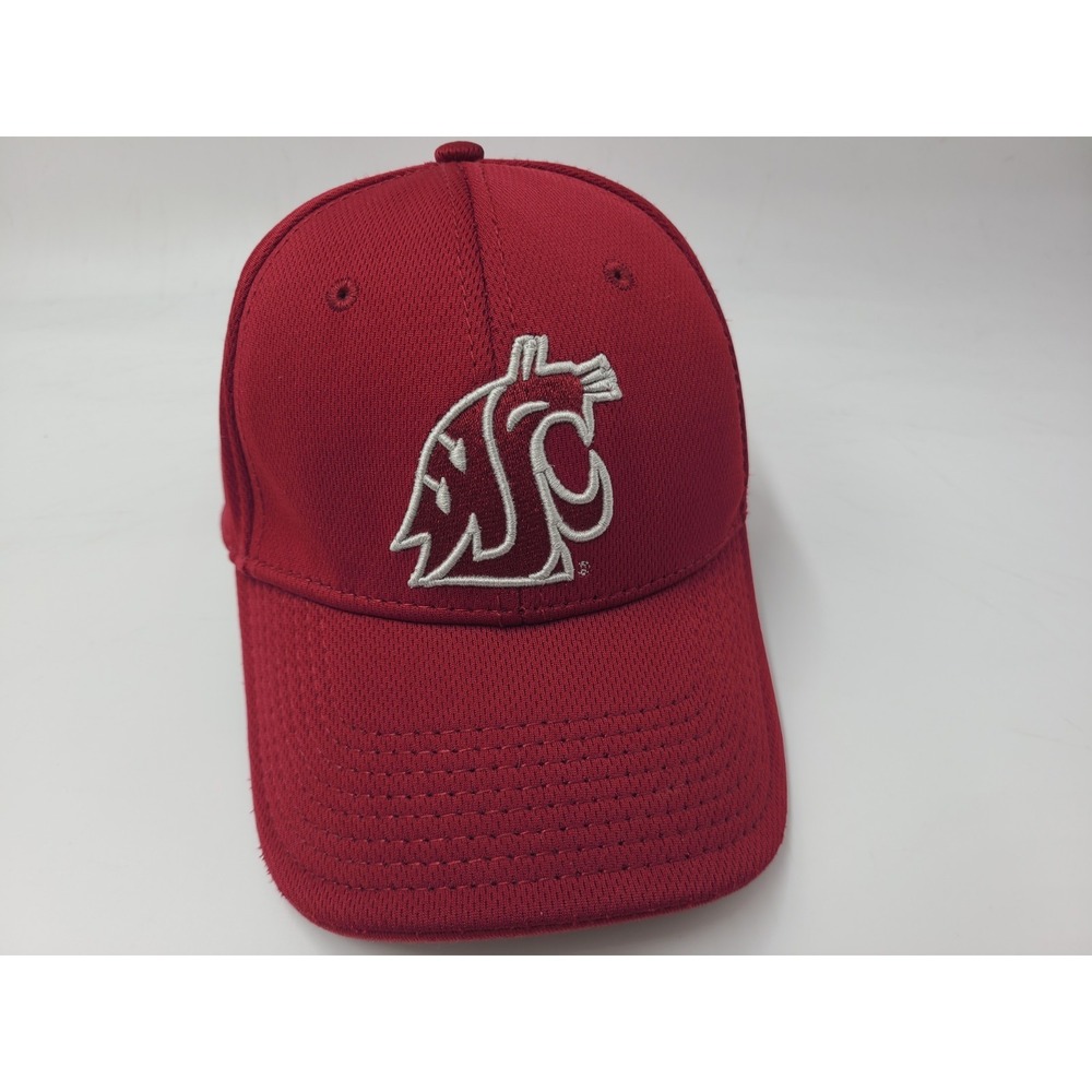 Washington State Cougars Hat The Game (Seems S-M) Flex Fitted Red NCAA Wazzu WSU